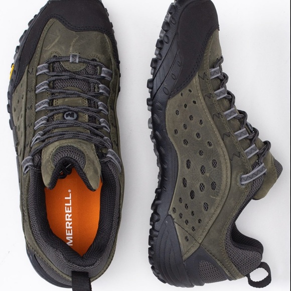 Merrell Intercept Hiking Shoes Men's 10 Castle Rock Sneakers NWB - Picture 7 of 12